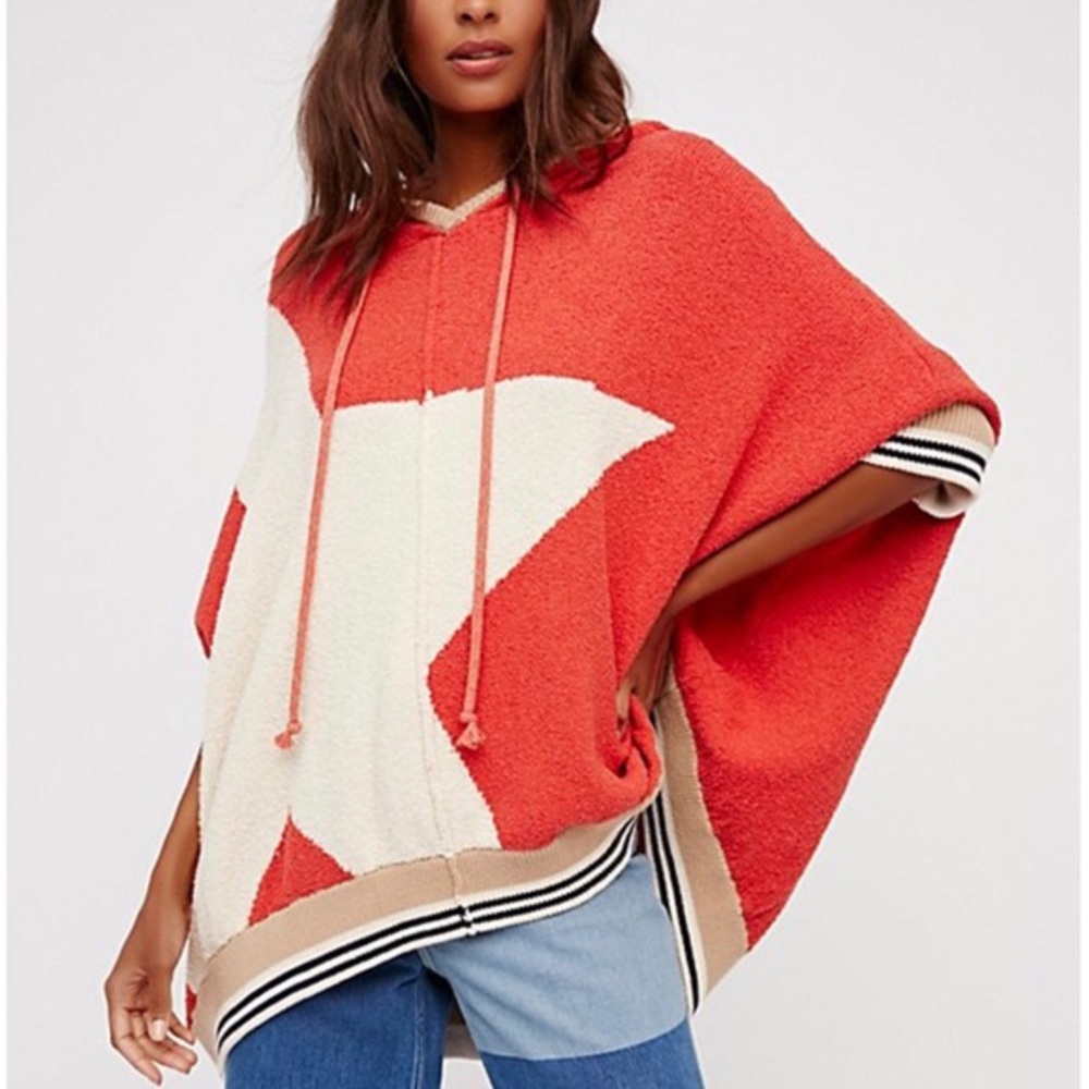 Free People I Know Places Star Hoodie